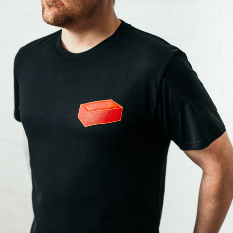 Red Brick Black T-shirt - 2