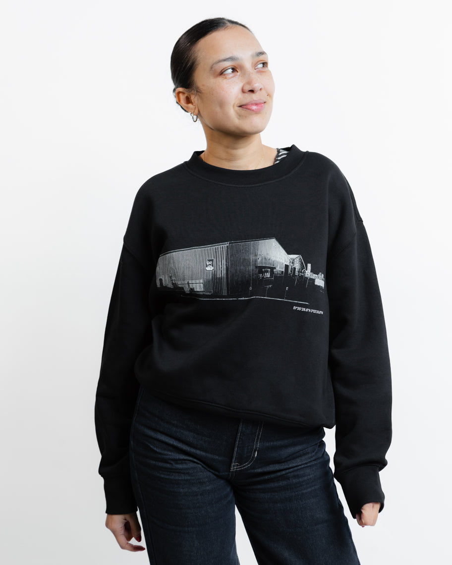 Cropped Roastery Crew Sweatshirt
