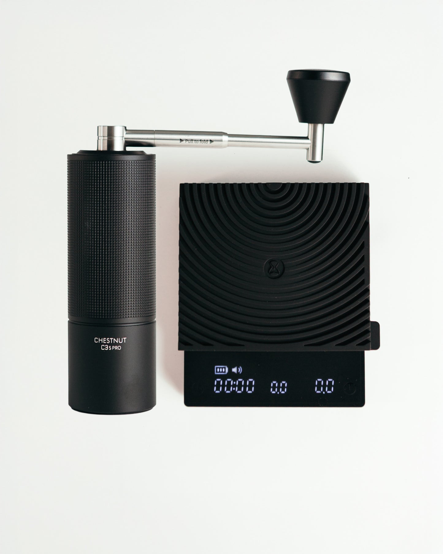 Timemore C3S Pro Grinder + Black Mirror Mini Scale Set