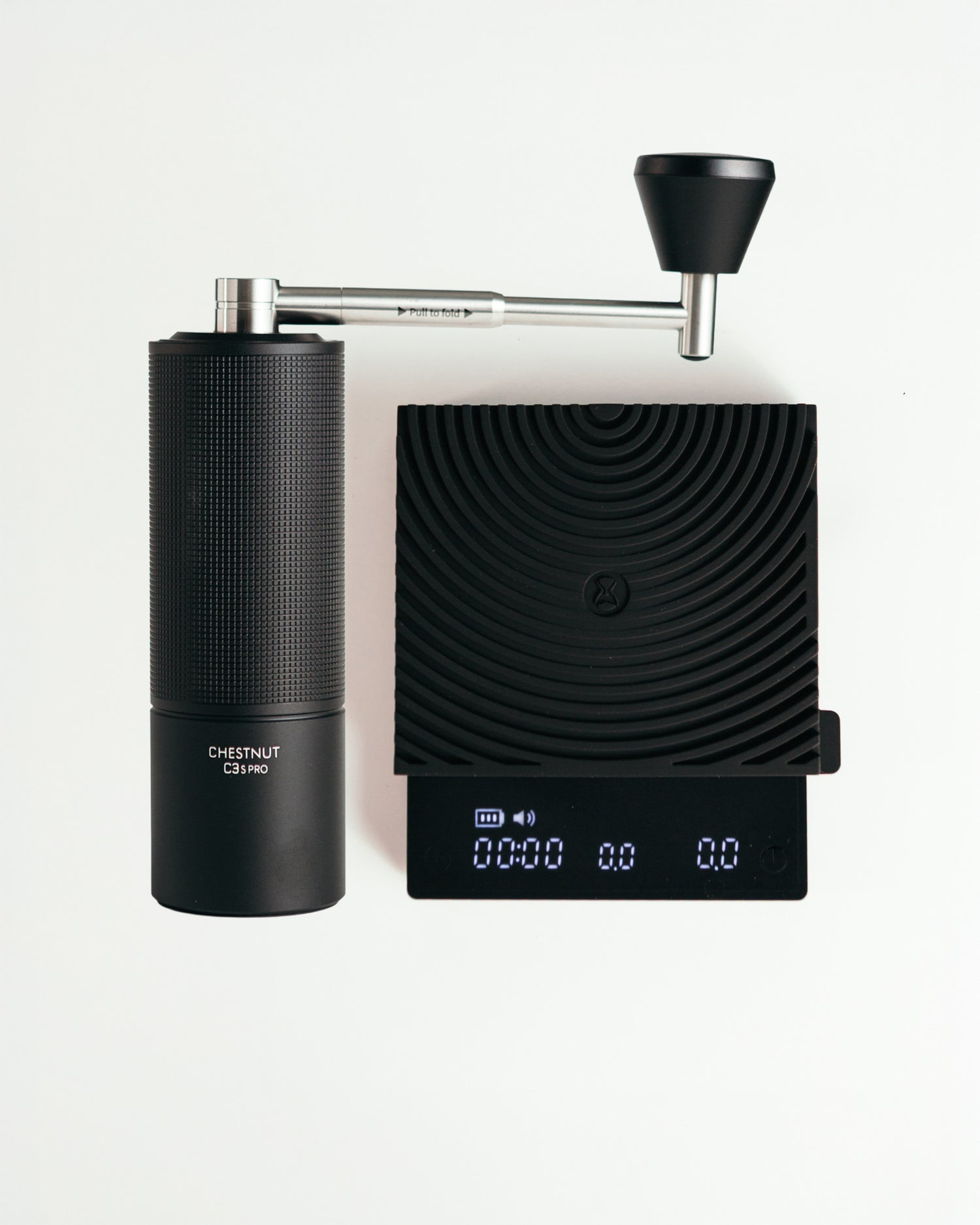 Timemore C3S Pro Grinder + Black Mirror Mini Scale Set
