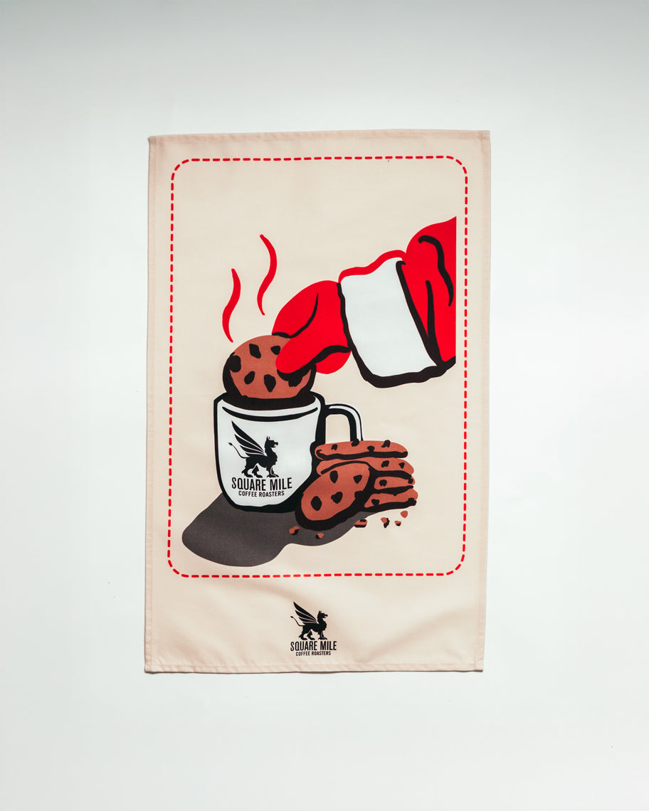 Coffee Santa Set of Tea Towels