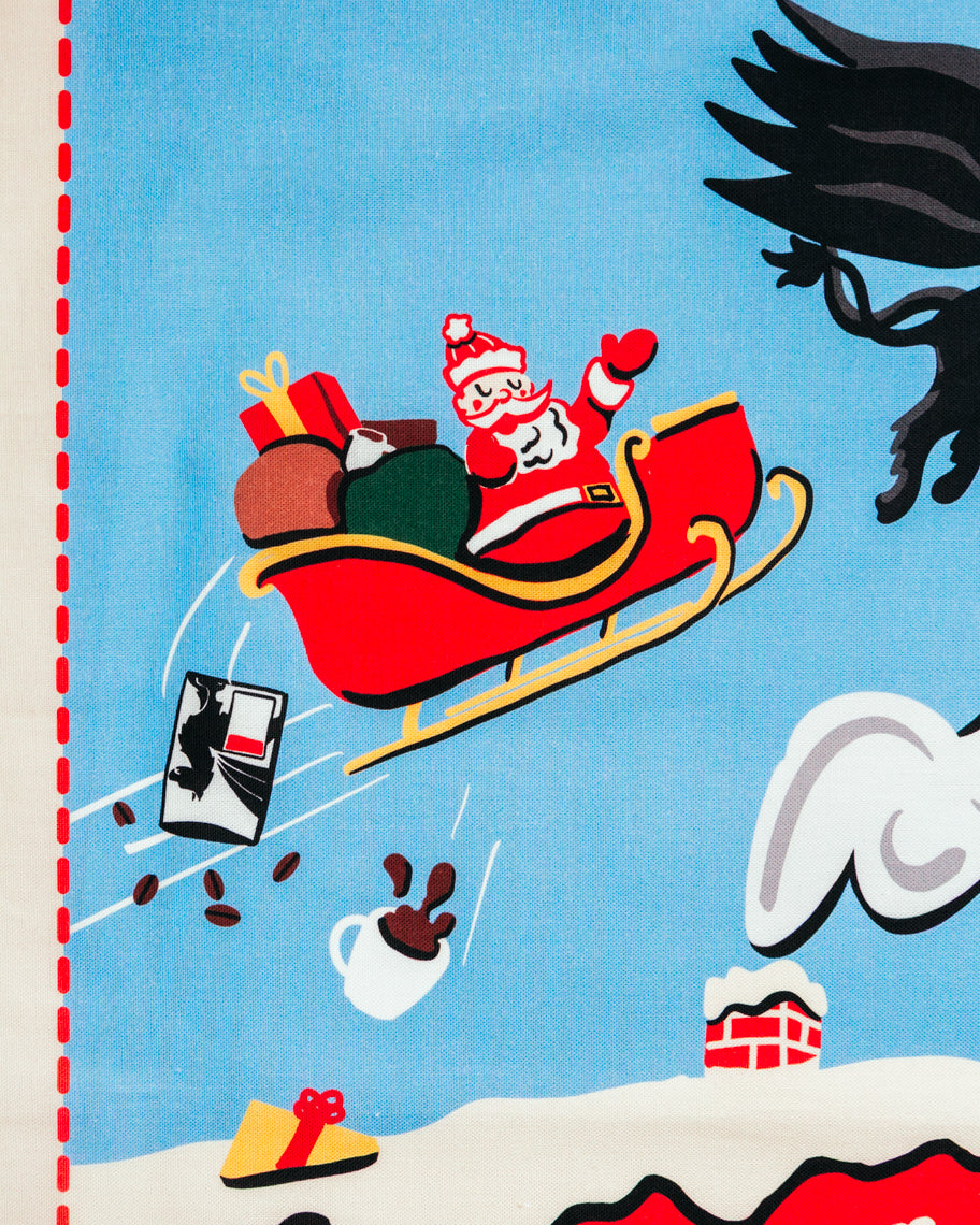 Coffee Santa Set of Tea Towels