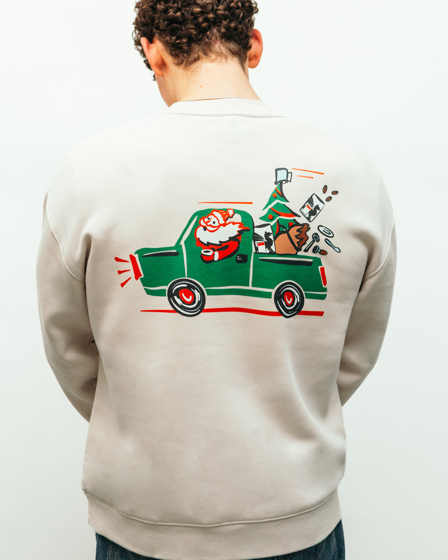 Coffee Santa Crew Mens